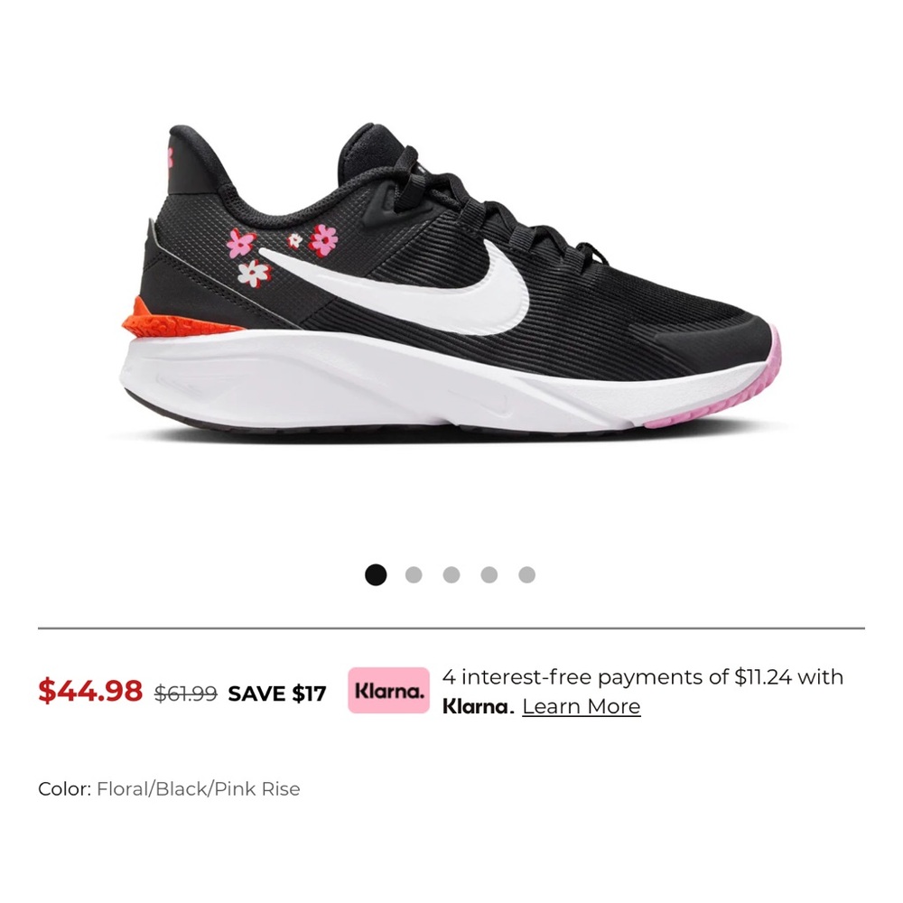 Brand new in box Nike girls shoes